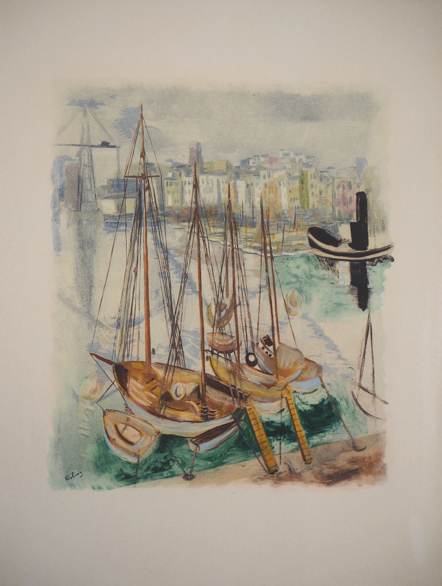 Moise Kisling Moïse KISLING (1891-1953)

Provence, les voiliers au port

Lithogr&hellip;