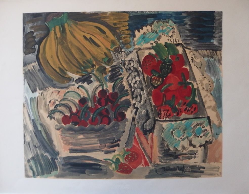 Raoul Dufy Raoul DUFY (1877-1953)(d'après)

Nature morte aux bananes

Lithograph&hellip;