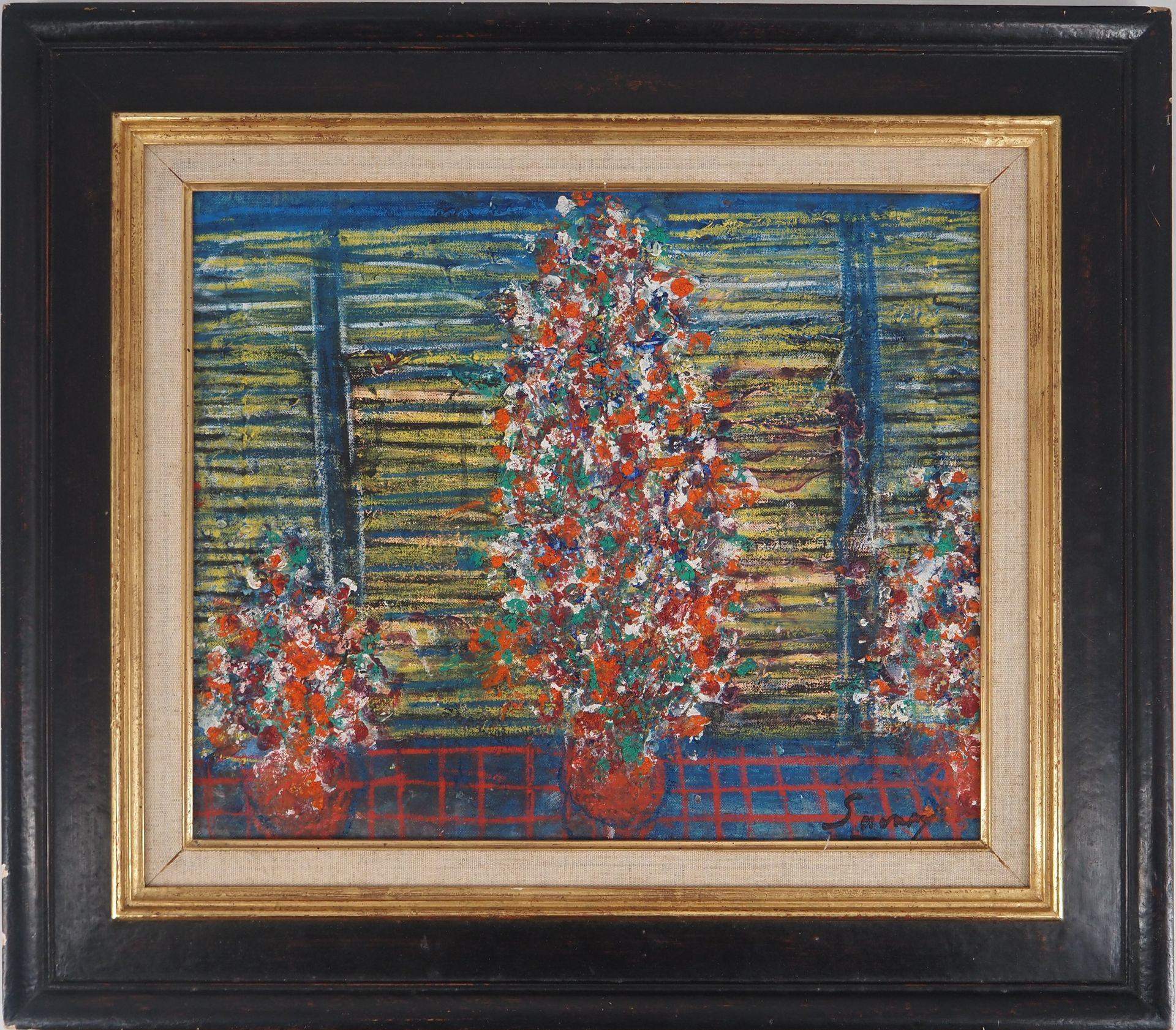 Robert SAVARY 罗伯特-萨瓦里

盛开的树木（内心的生活）

布面油画

右下方有签名

画布上38 x 46厘米

呈现在镀金木框中 57 x 6&hellip;