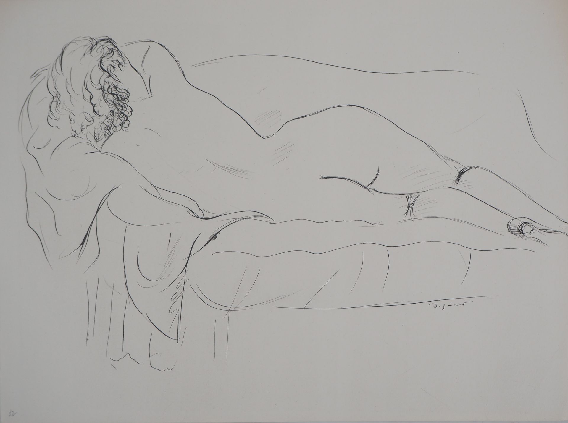 André DIGNIMONT André Dignimont

Nu endormi,1946

Lithographie originale

Signée&hellip;