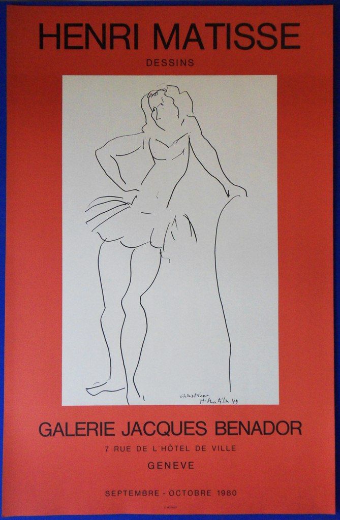 Henri MATISSE Henri Matisse (d'après)

Christiane, la danseuse, 1980

Lithograph&hellip;