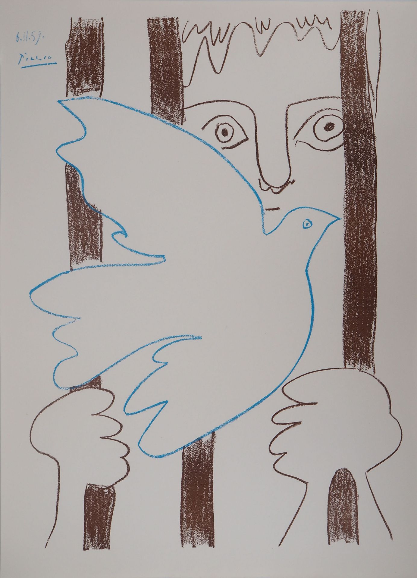 Pablo PICASSO Pablo PICASSO

Freiheit mit Taube (Amnistia), 1957.

Lithografie

&hellip;