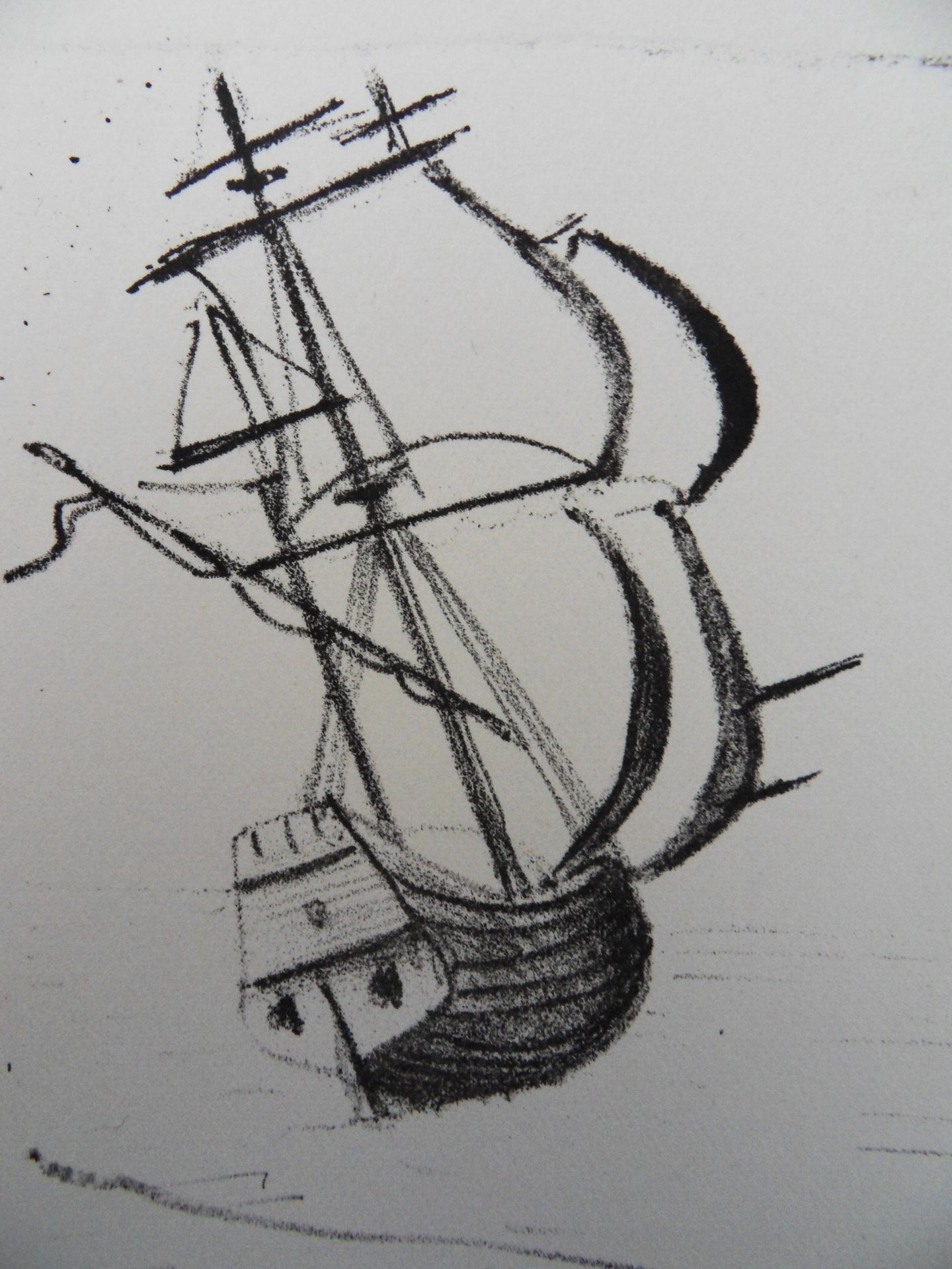 ANDRÉ DERAIN 安德烈-德兰(André DERAIN) (1880-1954)

帆船，La caravelle, 1950

原版石版画（MOUR&hellip;