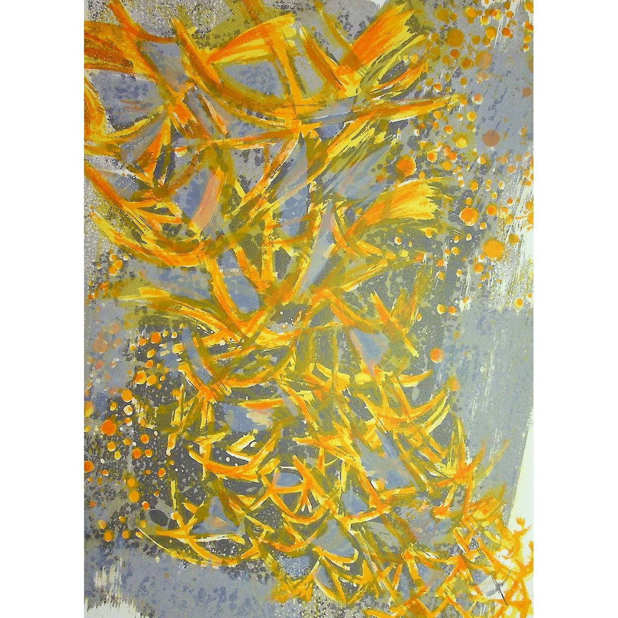 Maurice Elie SARTHOU 莫里斯-埃利-萨特胡

水面上的花瓣群，1965年

原始石版画（Mourlot工作室）。

用铅笔签名

背面有编号&hellip;