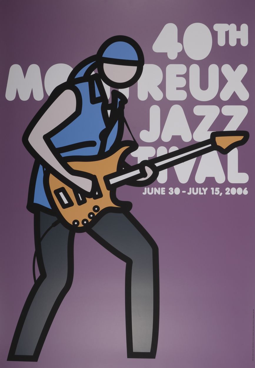 JULIAN OPIE Julian Opie

Montreux Jazz Festival, 2006

Original silkscreened pos&hellip;