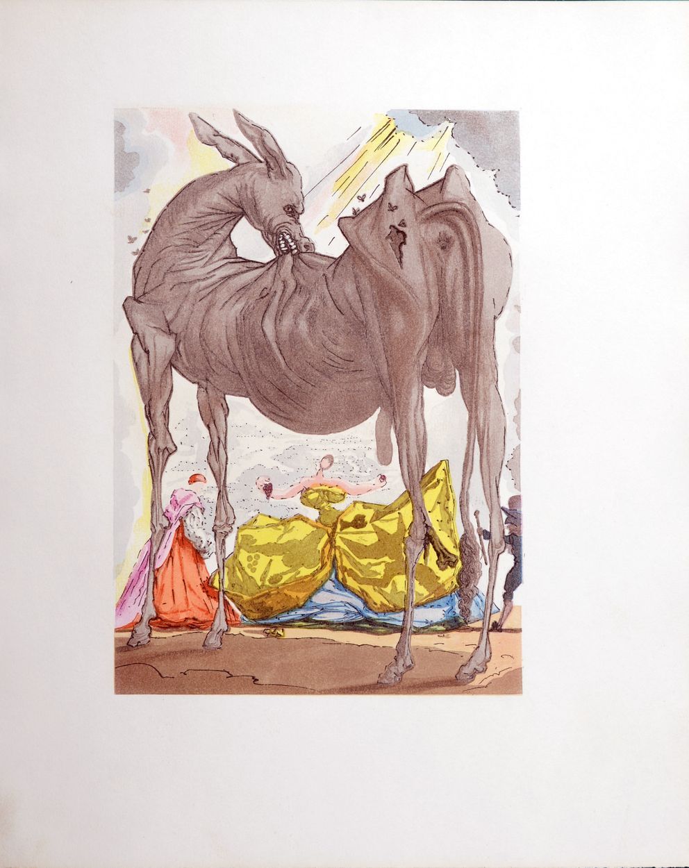 Salvador DALI Salvador DALI

Tricorn》，1958年

纬线纸上的彩色木刻原作，范-盖尔德-佐宁

摘自萨尔瓦多-达利的作品集&hellip;
