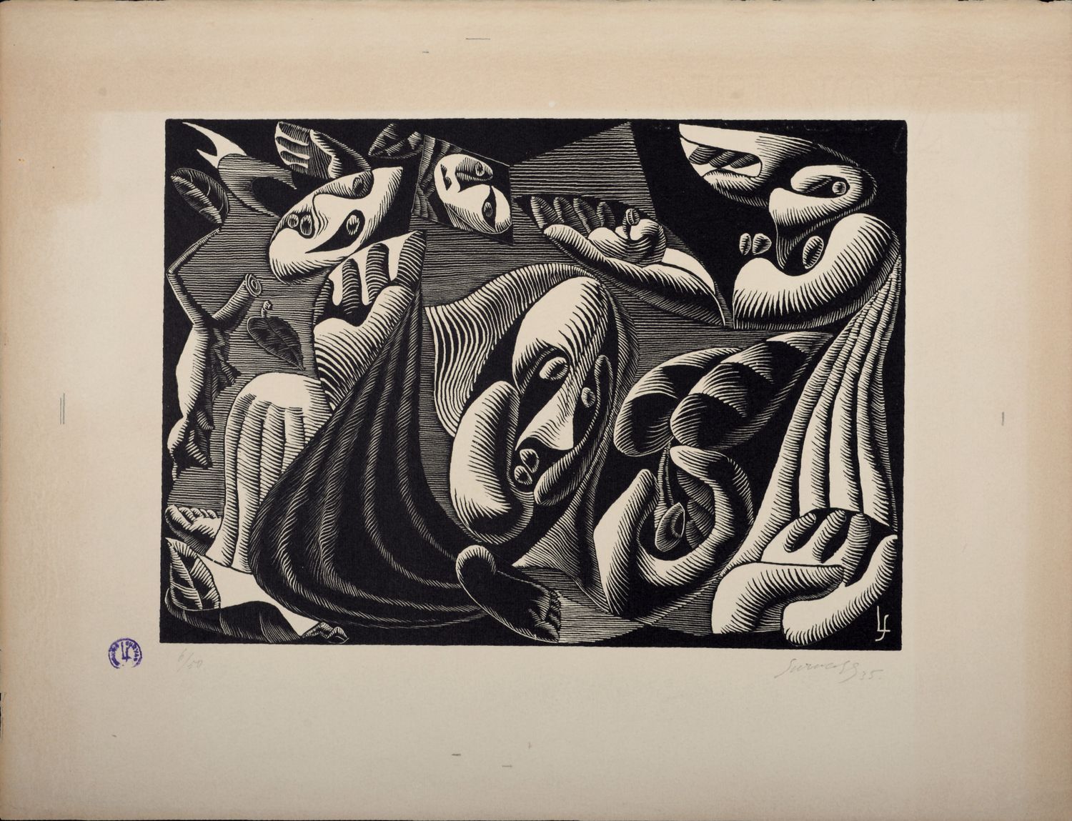Léopold SURVAGE Leopold Survage (1879-1968)

Surrealist Composition XXII, 1935

&hellip;