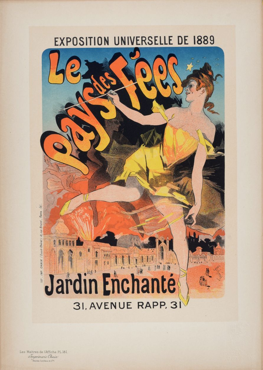Jules Chéret Jules Cheret (1836-1932) 
Le Pays des fées, 1899 
Lithographie sur &hellip;