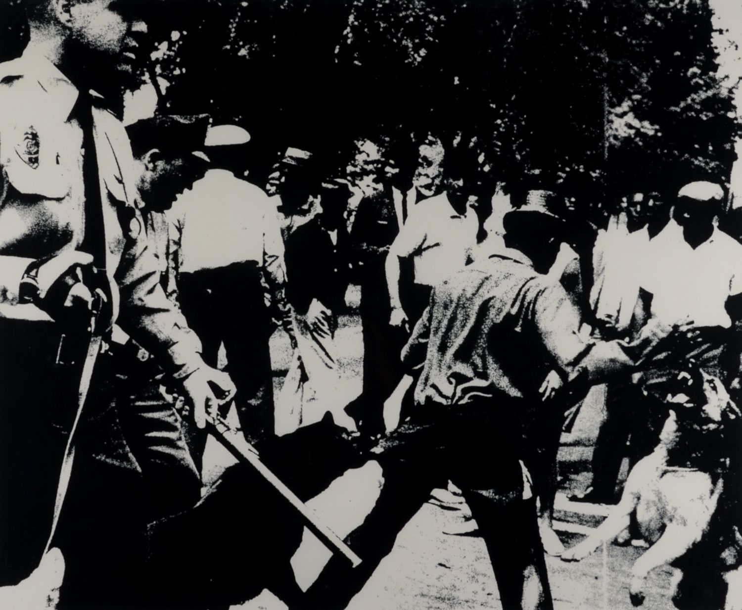 ANDY WARHOL 安迪-沃霍尔(1928-1987)

伯明翰种族骚乱，1964年

纬纱纸上的原始丝网印刷。没有签名，没有艺术家发行的编号。

尺寸：+&hellip;