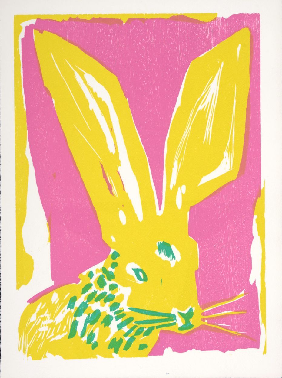 Bernard LORJOU 伯纳德-洛茹(1908-1986)

兔子》，1965年

奥弗涅Richard de Bas纸上的木刻版画。200个版本。

尺&hellip;