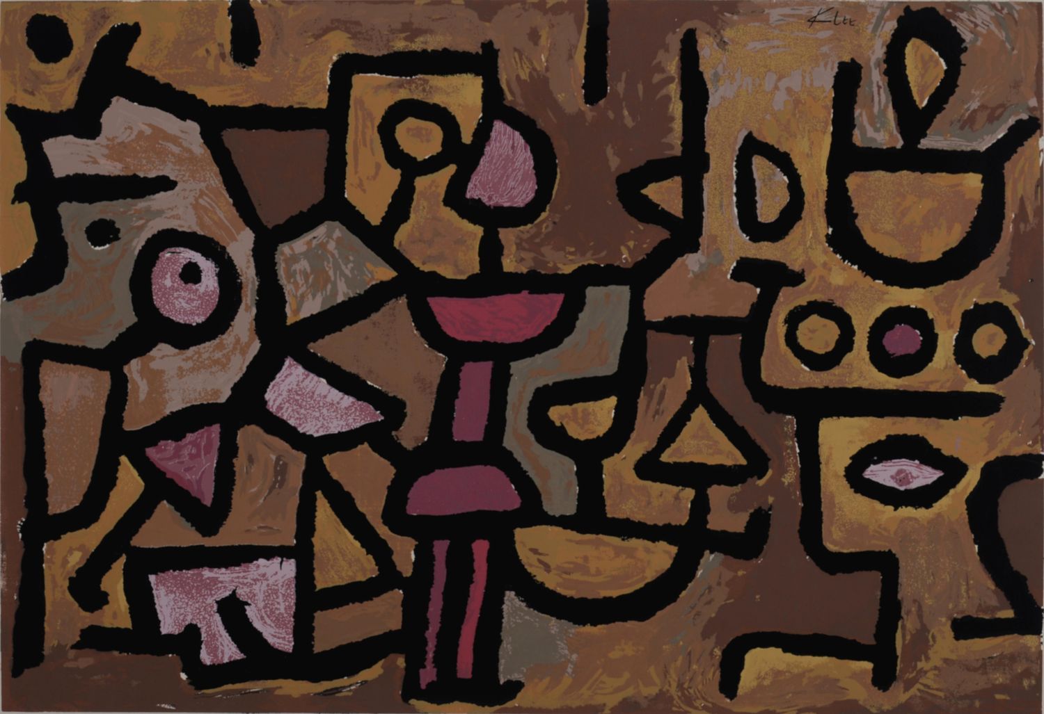 PAUL KLEE Paul Klee (1879-1940) (after)

 Daytime Music, 1953

Serigraph on Vell&hellip;