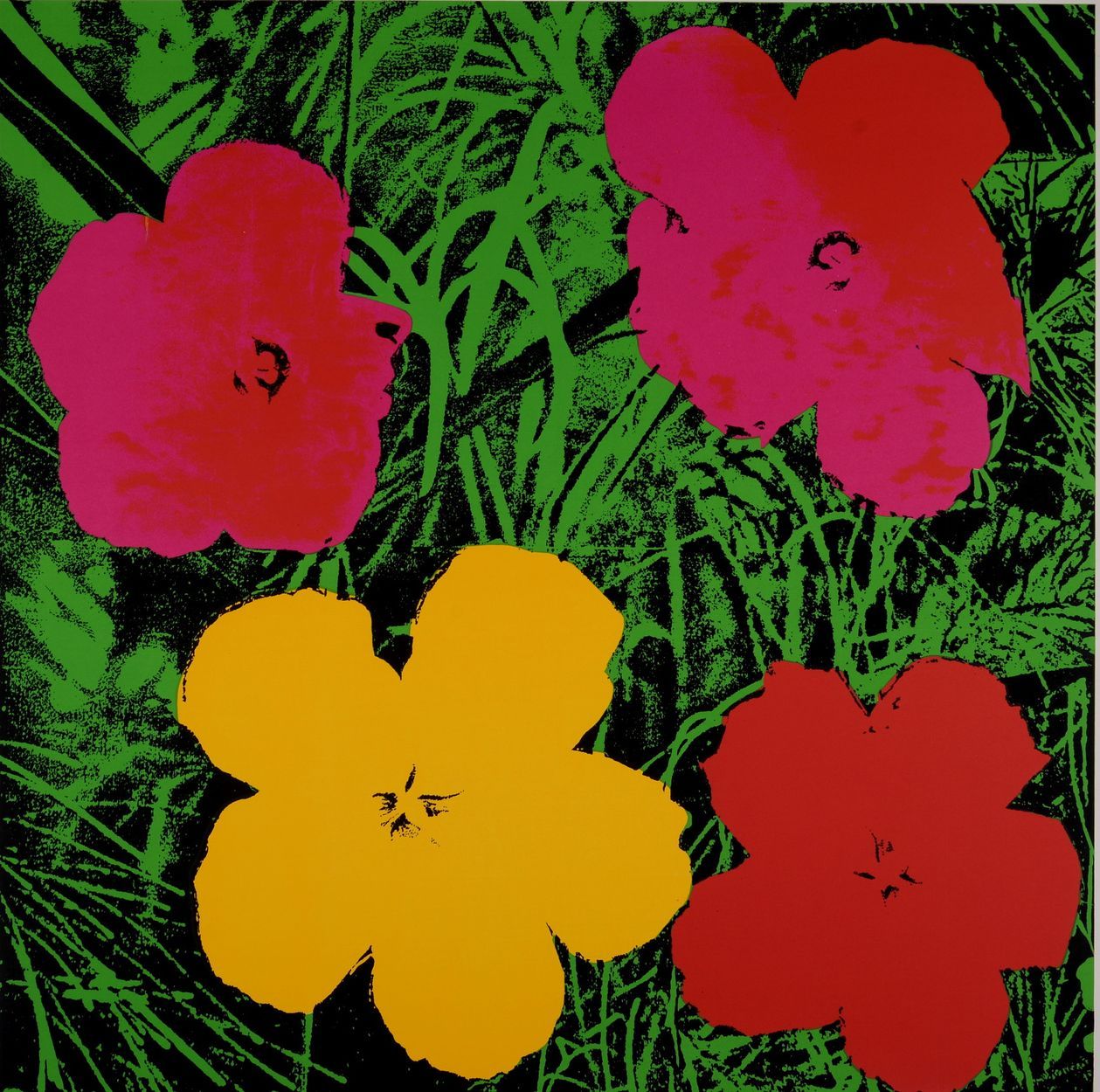 ANDY WARHOL Andy Warhol (d'après) 
Fleurs [Nouvelles Images], 1970 
Poster en te&hellip;