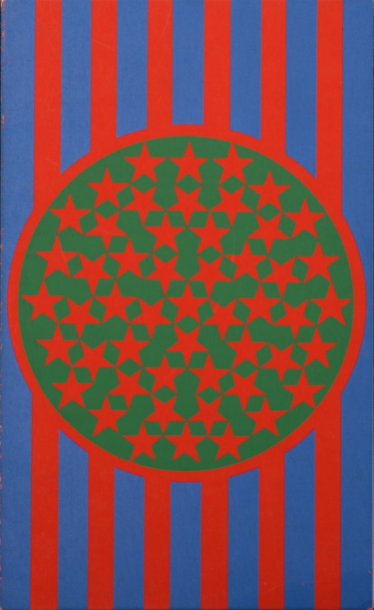 Robert Indiana 罗伯特-印第安纳（1928-2018）

旗帜，1969年

丝网印刷在厚纸上，印在折叠的卡片上。非常稀少!

背面印有 "Sil&hellip;