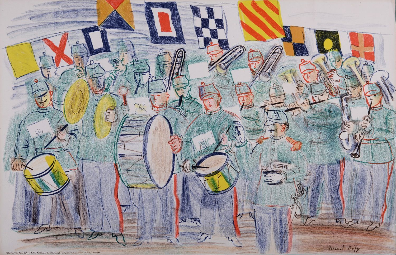Raoul Dufy Raoul DUFY

The Band, 1949

Lithograph on wove paper

Signed on the p&hellip;