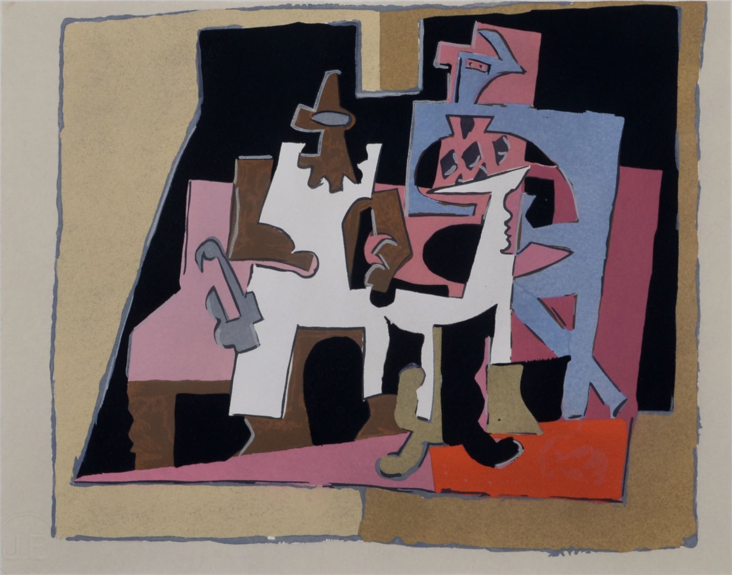 Pablo PICASSO Pablo Picasso (1881-1973) (d’après)

Intérieur, 1933

Pochoir sur &hellip;