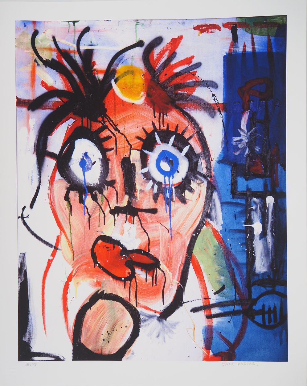 PAUL KOSTABI Paul Kostabi 
Mi amigo Andy Warhol 
Impresión original en pigmento &hellip;
