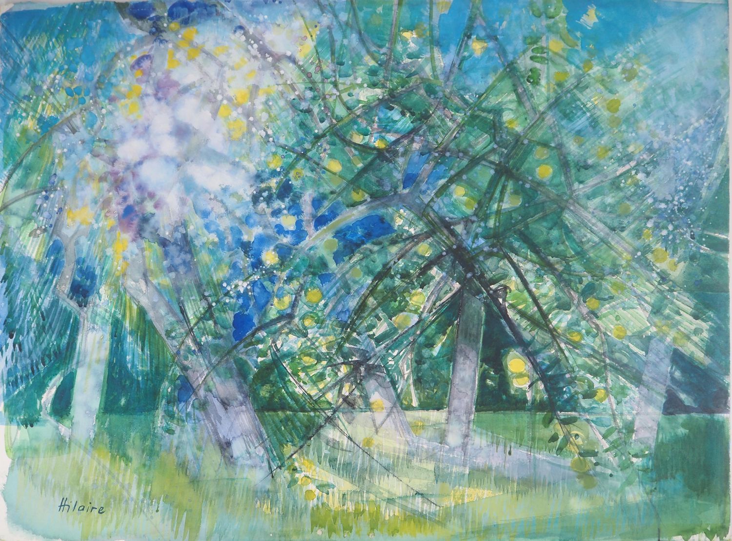 Camille HILAIRE Camille Hilaire

Spring, Sun through the apple trees in bloom, c&hellip;