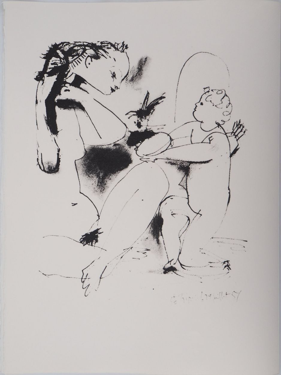 Pablo PICASSO Pablo PICASSO (nach)

Frau und Amor

Lithografie

Auf Japanpapier
&hellip;