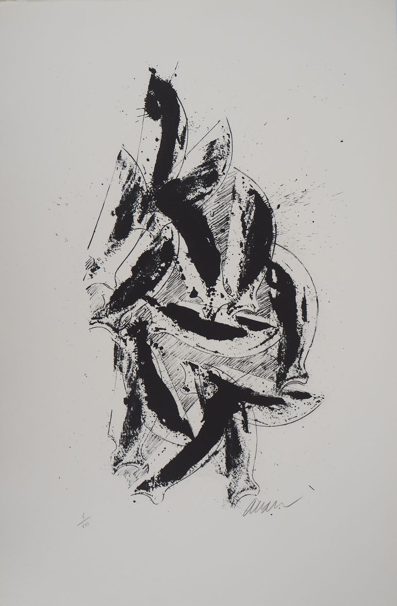 ARMAN ARMAN (Arman Fernandez, dit)

Eclisses de violon, 1979

Lithographie origi&hellip;