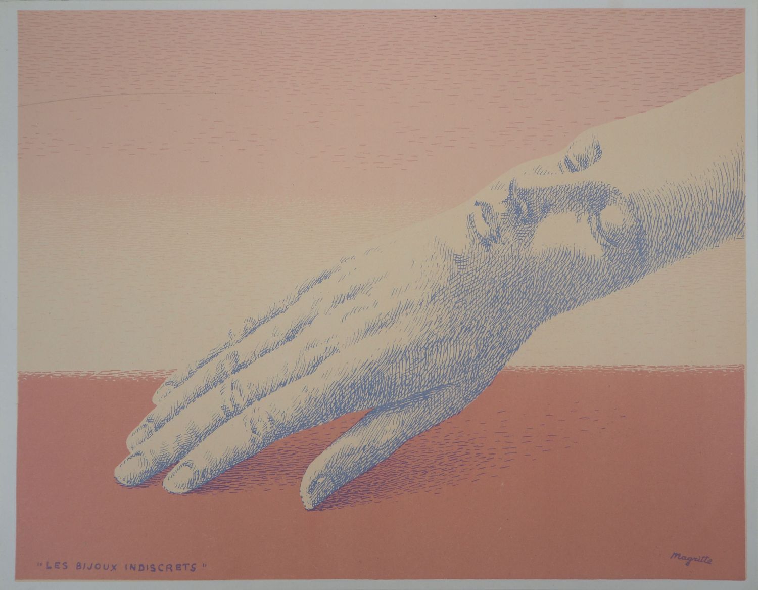 René Magritte René Magritte (1898-1967) 
Les bijoux indiscrets, 1963 
Litografía&hellip;