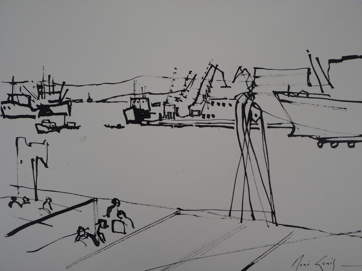 René GENIS René GENIS

Athènes, 1978

Dessin à l'encre de Chine sur papier vélin&hellip;