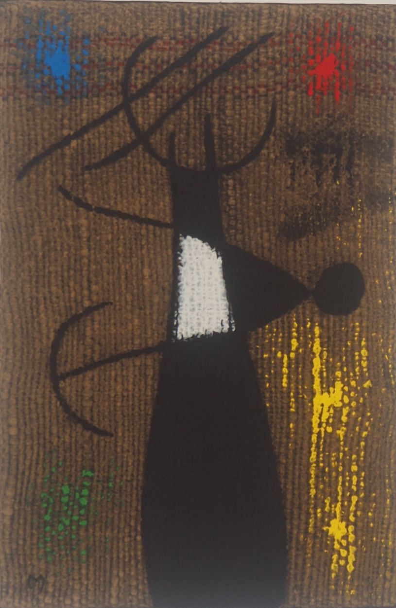 Joan Miro Joan Miró (d'après)

Femme dans la forêt, 1965

Lithographie en couleu&hellip;