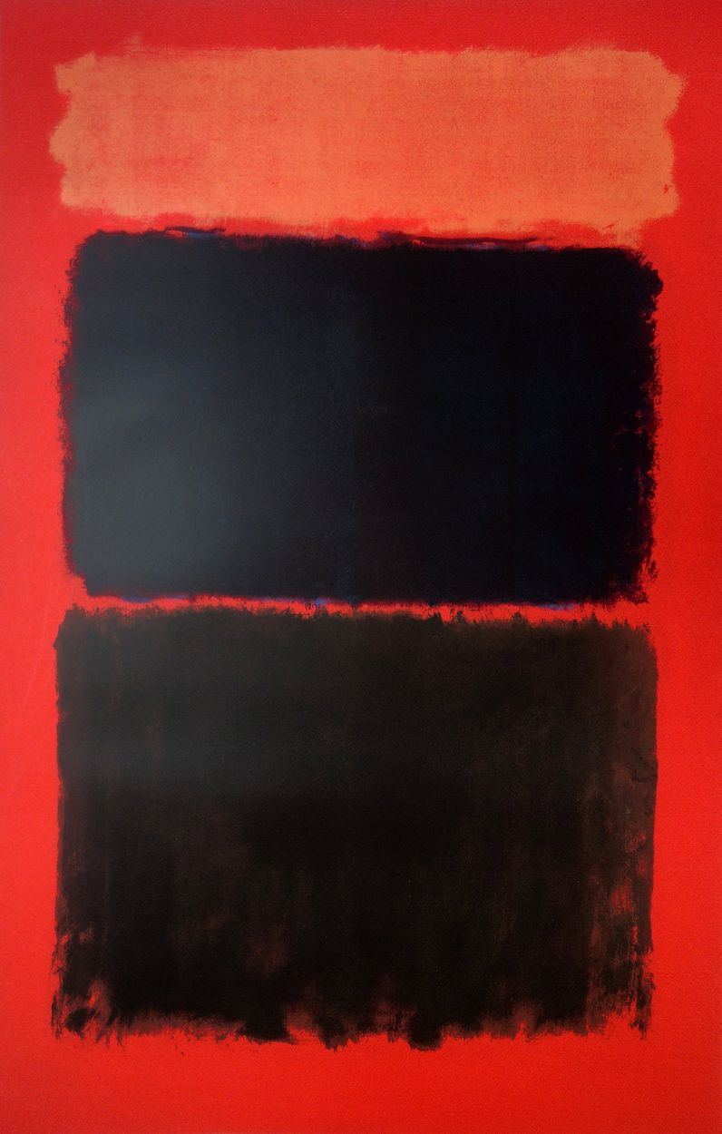 Mark Rothko Mark ROTHKO (after)

Light red over black

Silkscreen print

On Heri&hellip;