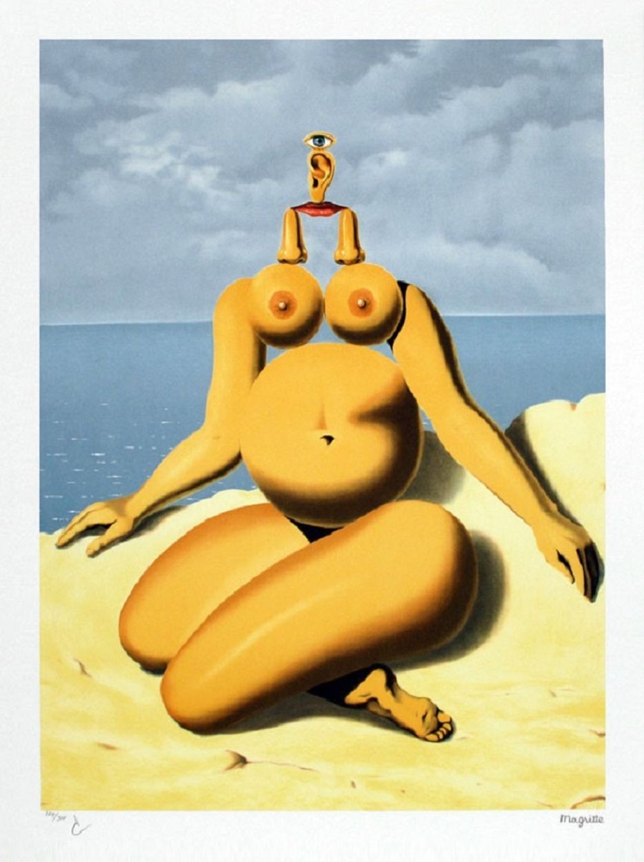 René Magritte 雷内-马格利特（后）

白种人



在BFK Rives纸上，根据René Magritte的作品制作的解释性石版画。

版面上有&hellip;