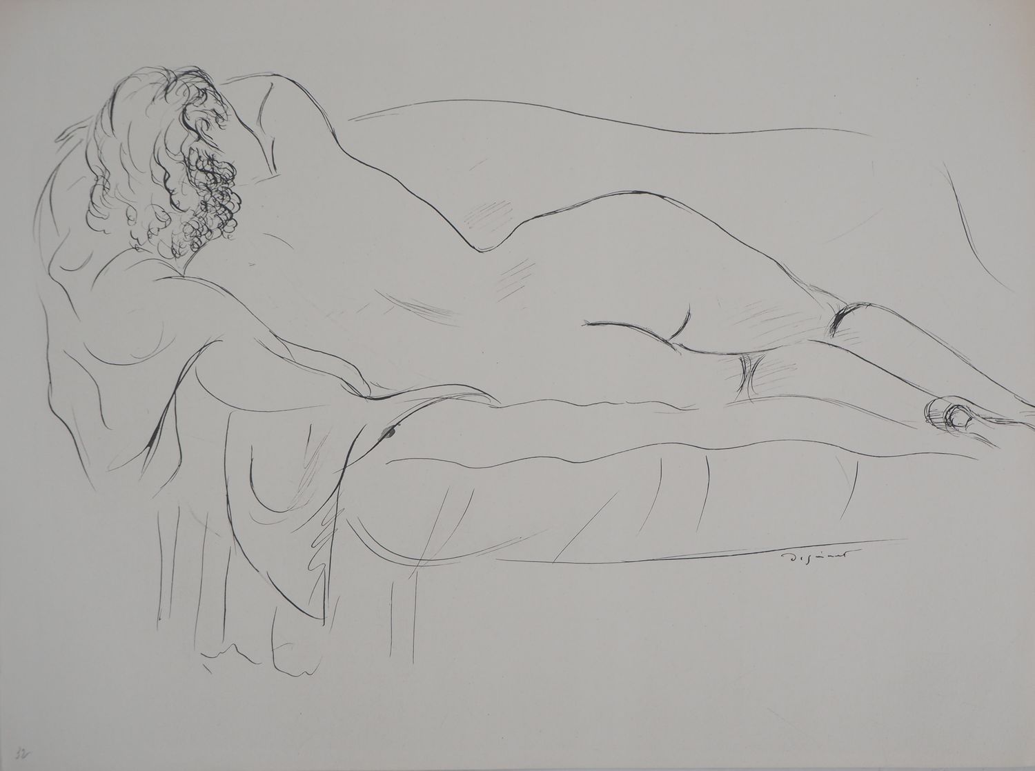 Null André Dignimont

Nu endormi,1946

Lithographie originale

Signée dans la pl&hellip;