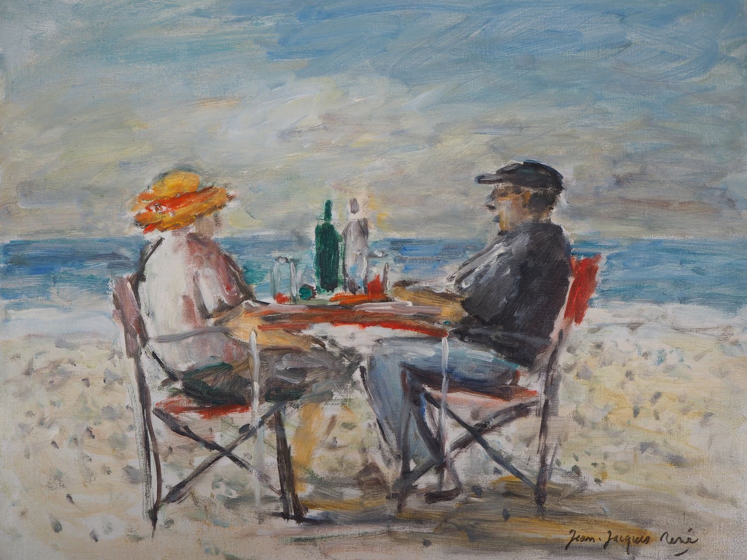 Null Jean-Jacques RENÉ

Lunch on the beach

Oil on canvas

Signed lower right

O&hellip;
