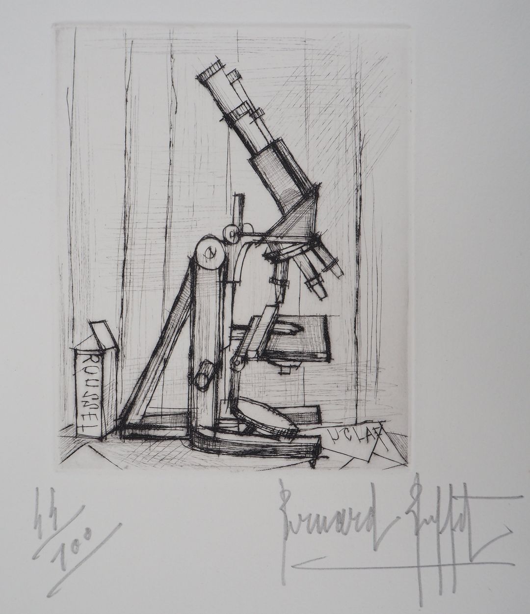 Null Bernard BUFFET

Microscopio, 1959

Grabado original en punta seca

Firmado &hellip;