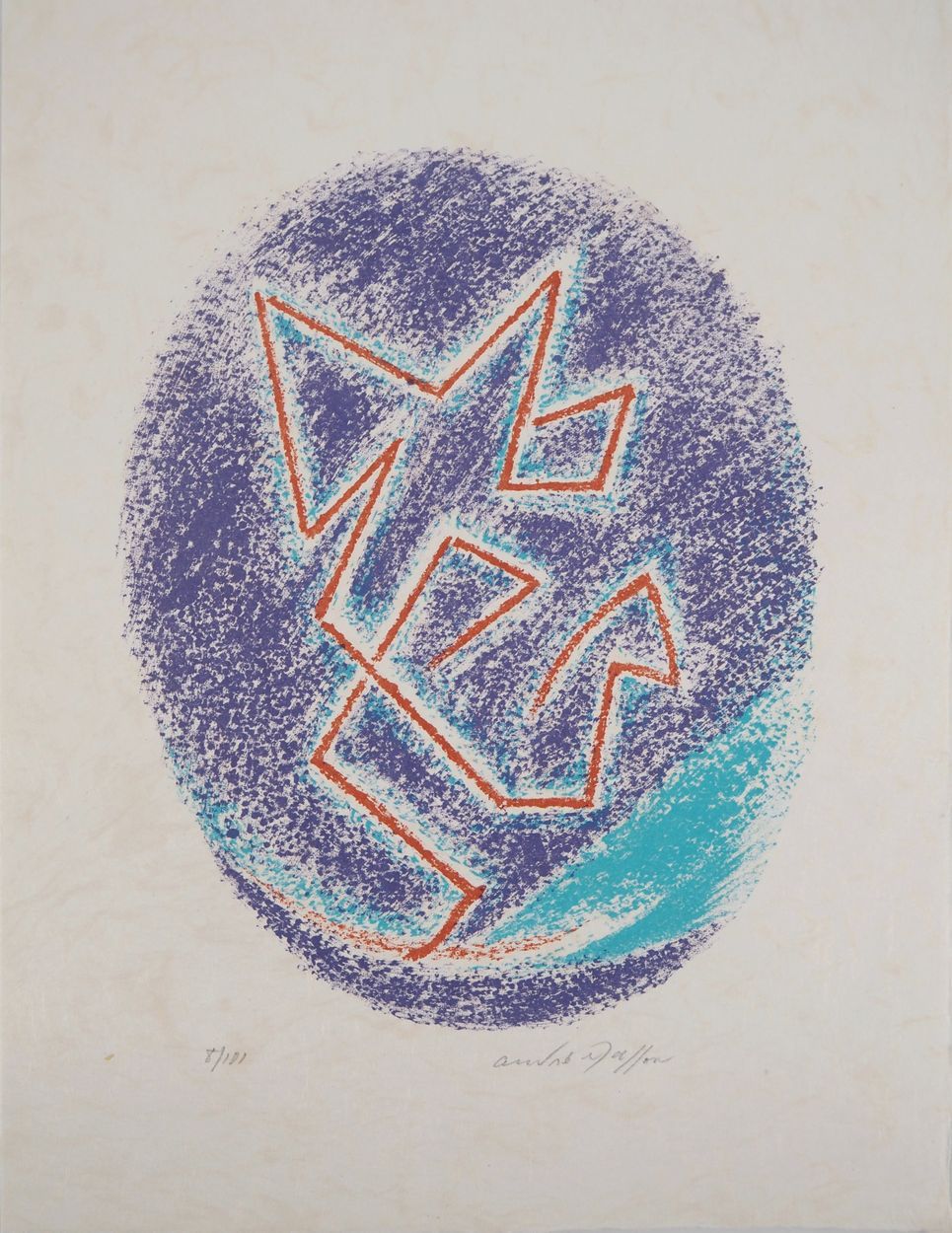 Null André MASSON (1896-1987)

Composition en violet, 1973

Lithographie origina&hellip;