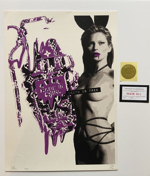 Death NYC Death NYC

 Made in China Kate Moss - 2013

 

 Sérigraphie signée, nu&hellip;