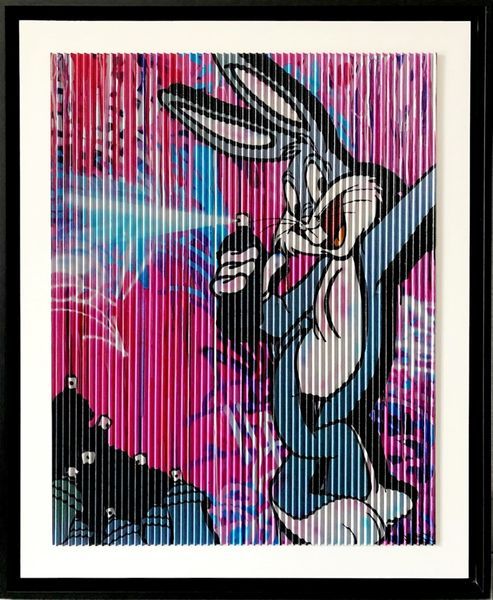 FAT FAT - Bugs Bunny, 2022

 

Silkscreen on corrugated cardboard

Signed and nu&hellip;
