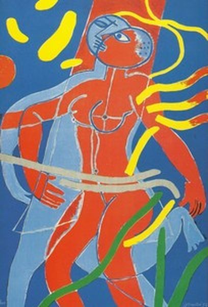 CORNEILLE 科内尔(CORNEILLE)

1992年，巴塞罗那，JO

用铅笔签名的彩色石版画原作，250份中有签名，有理由。

为巴塞罗那奥运会的投&hellip;