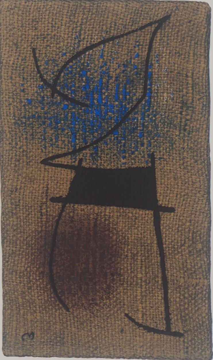 Joan Miro Joan Miró (d'après)

Femme en bleu, 1965

Lithographie en couleurs (at&hellip;