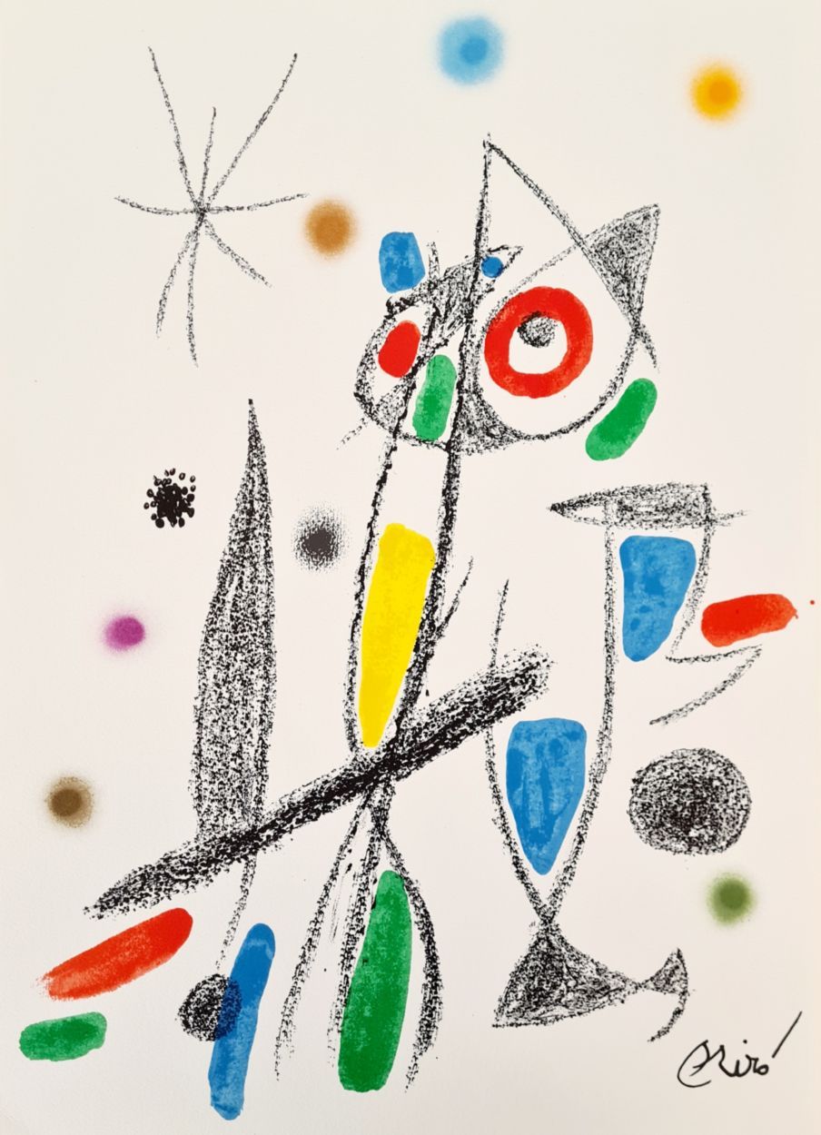 Joan Miro Joan Miro - Maravillas con Variaciones Acrósticas XII

Lithographie or&hellip;