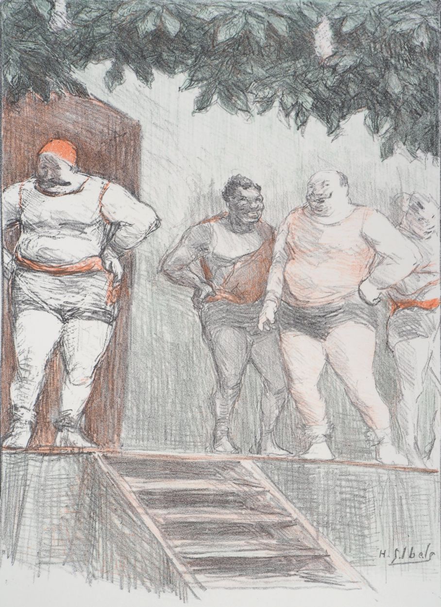 Henri-Gabriel IBELS Henri Gabriel IBELS

游泳者, 1897

彩色原版石版画，精织纸上。

板块中的签名

尺寸39 &hellip;
