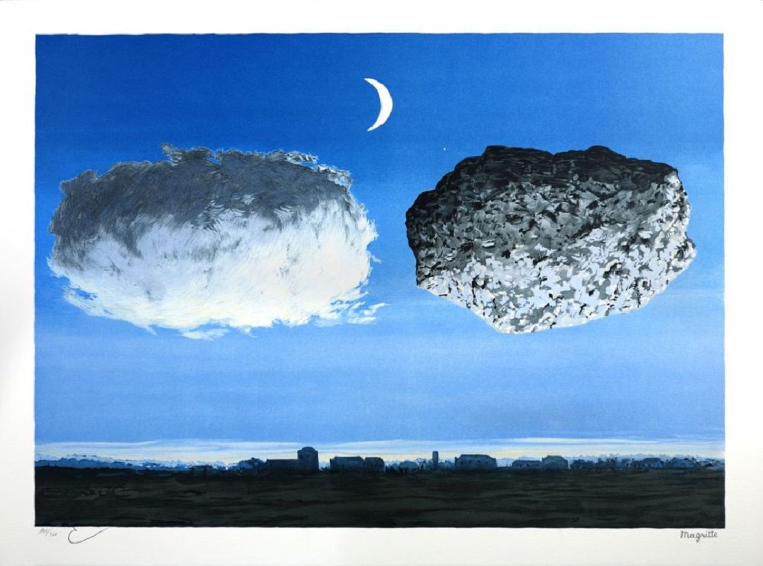 René MAGRITTE (d'après) René Magritte (d'après) - La Bataille de l'Argonne

Lith&hellip;