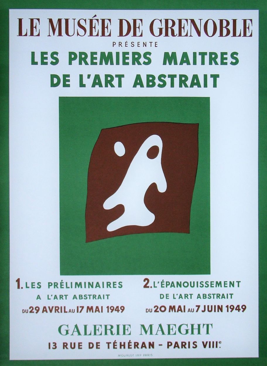 Jean ARP Jean ARP 

Les premiers maîtres de l'art abstrait, 1949 

Affiche d'exp&hellip;