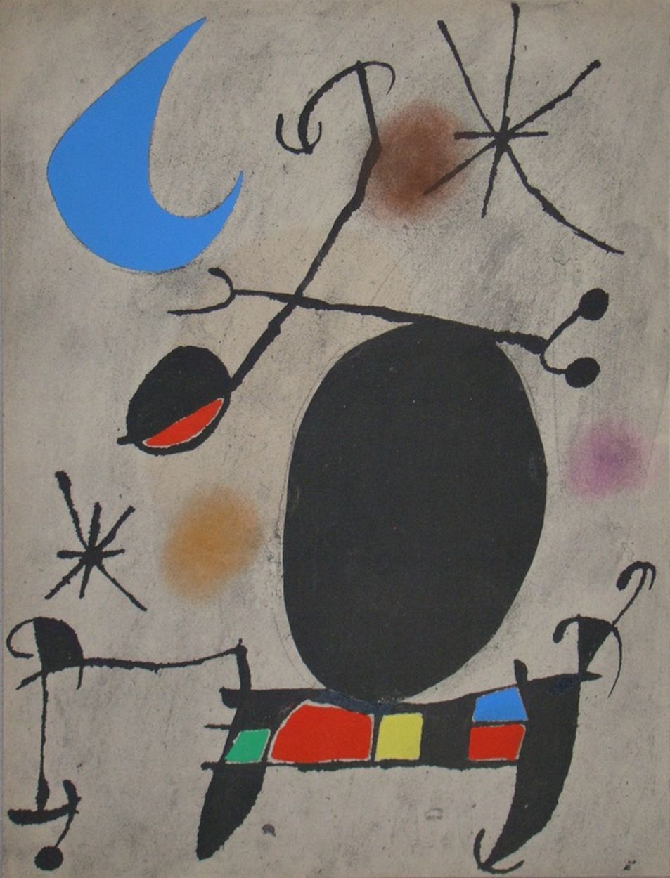 Joan MIRO (d’après) Joan MIRO (after)

Woman in the night, 1967

Lithograph with&hellip;