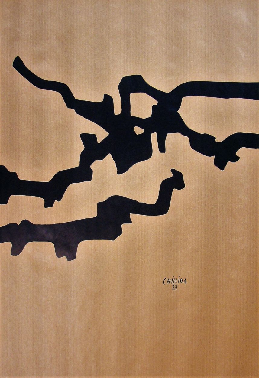 Eduardo Chillida Eduardo CHILLIDA (n.) Abstrakte Komposition, 1980 Schwarze Offs&hellip;