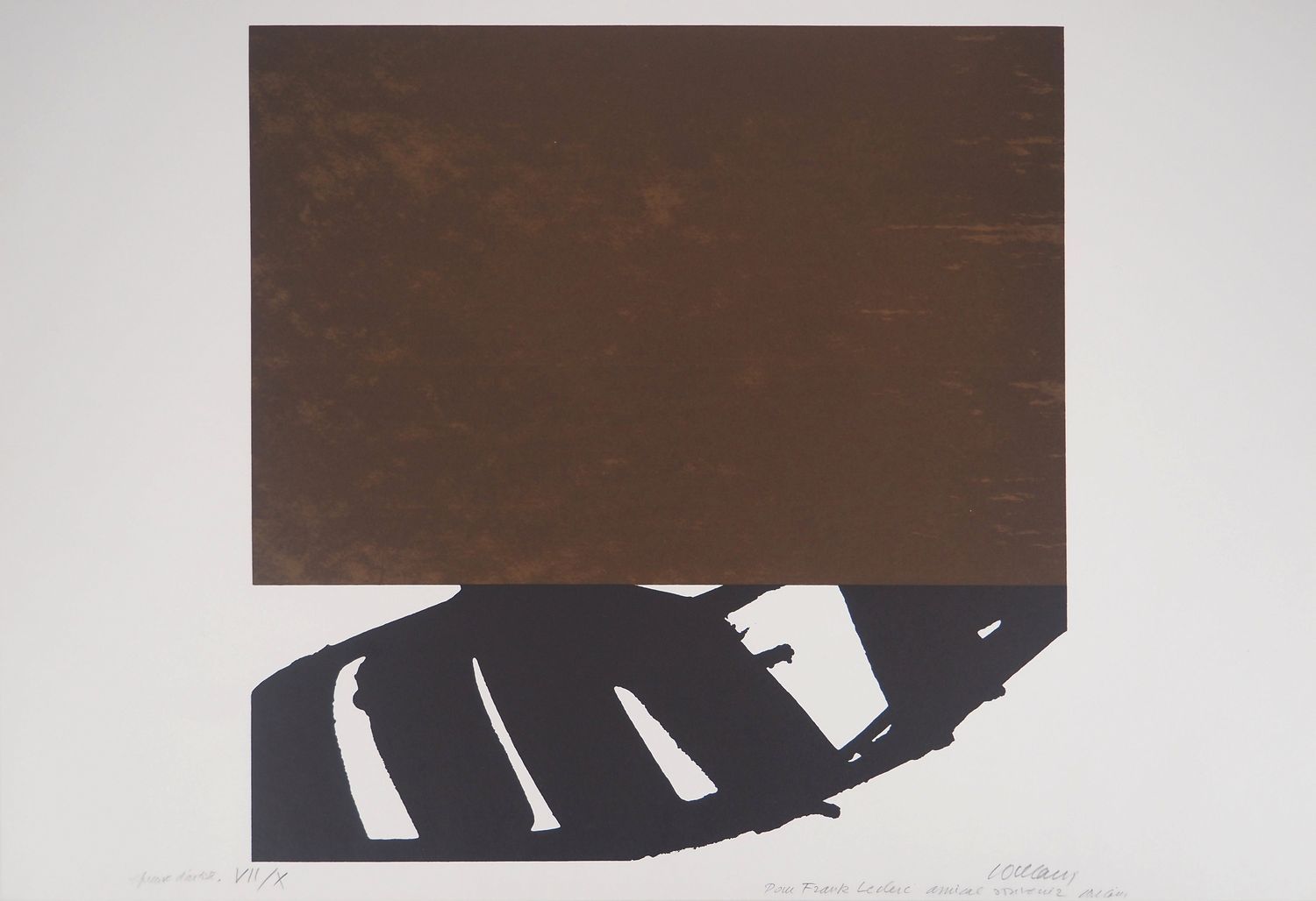 Pierre Soulages Pierre SOULAGES

Lithography n°43, 1995



Original lithograph (&hellip;