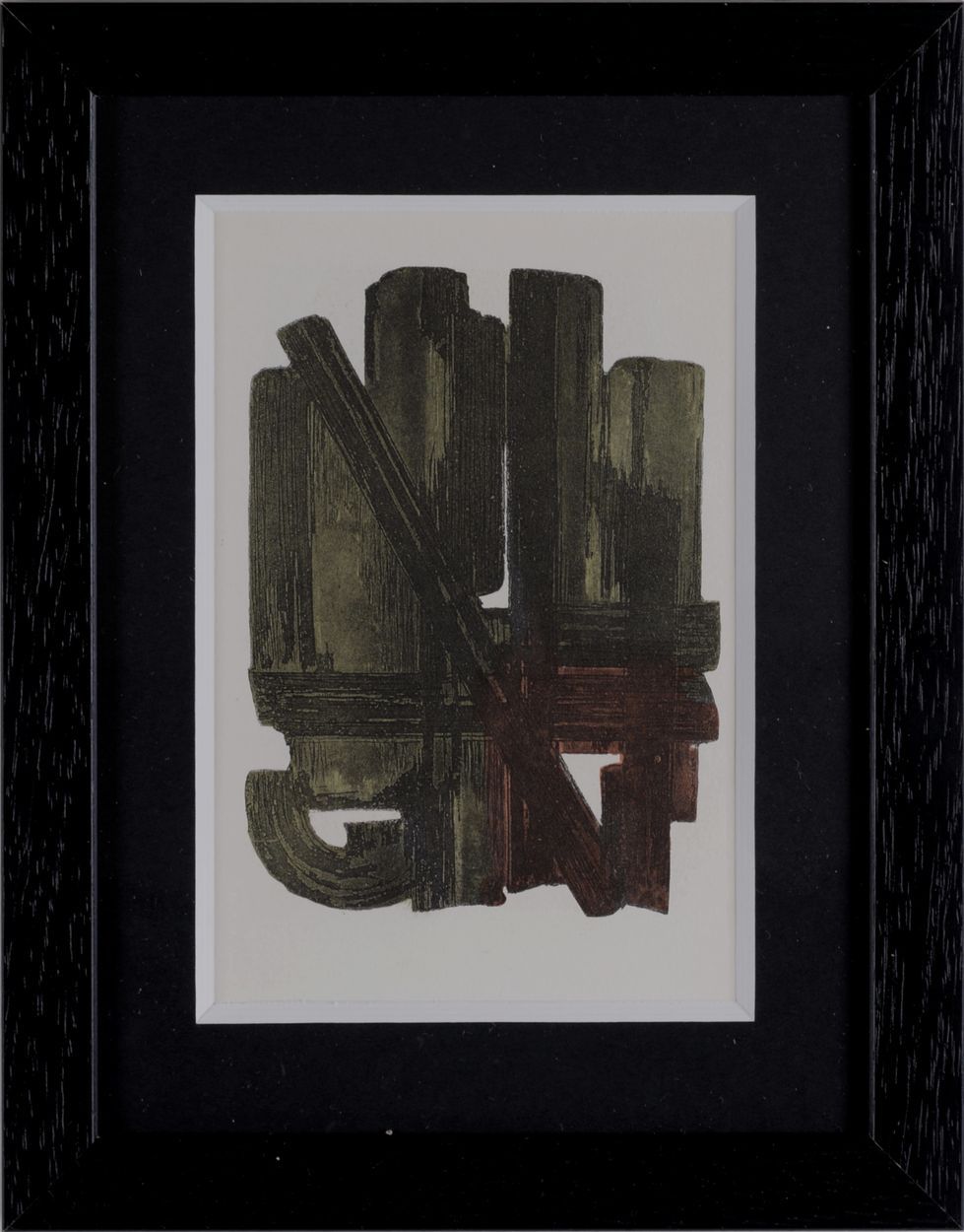 Pierre Soulages Pierre Soulages (after)

Gouaches and engravings (I), 1957

Prin&hellip;