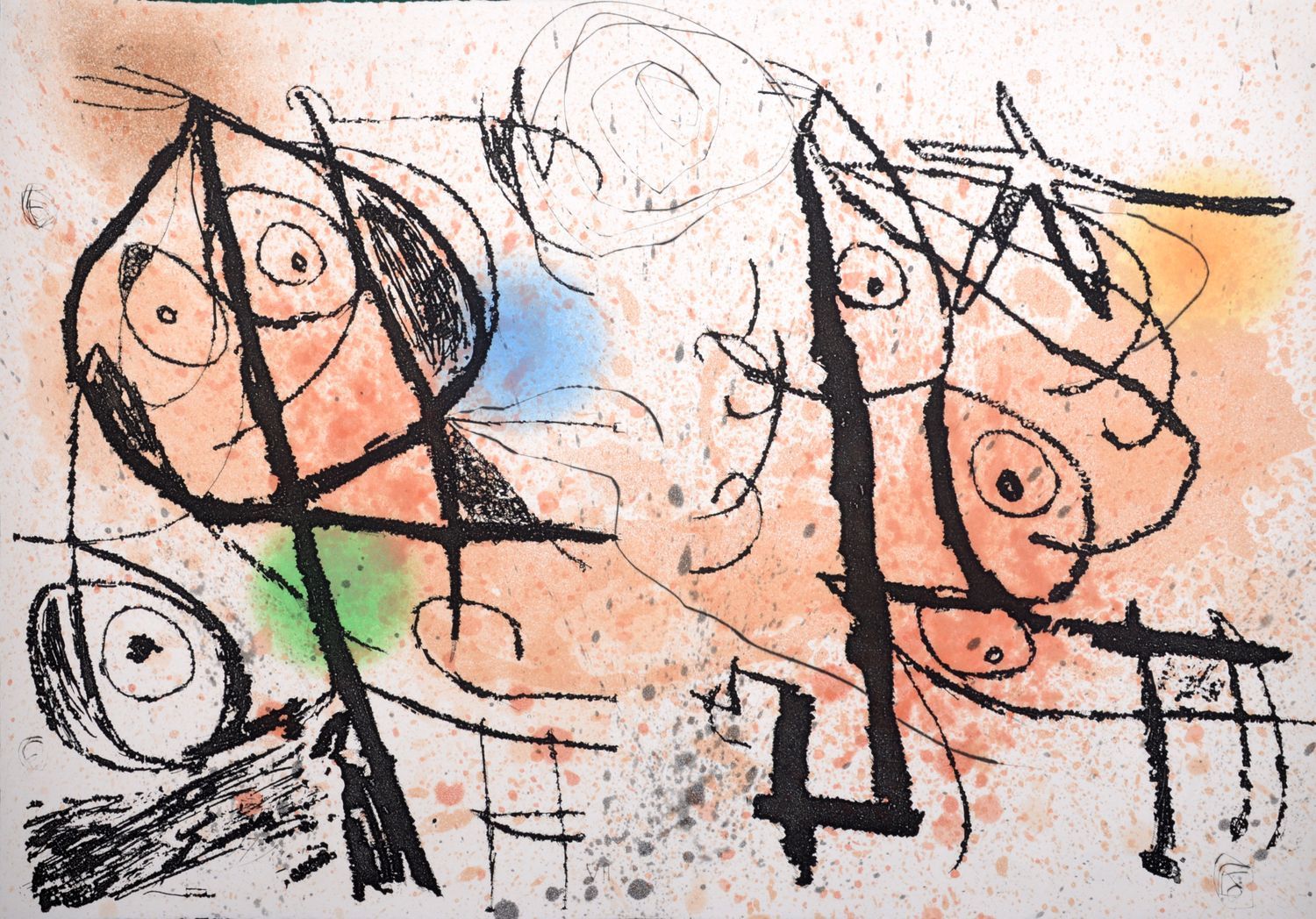 Joan Miró Joan Miró (1893-1983)

La cortigiana grottesca VII, 1974

Acquaforte (&hellip;