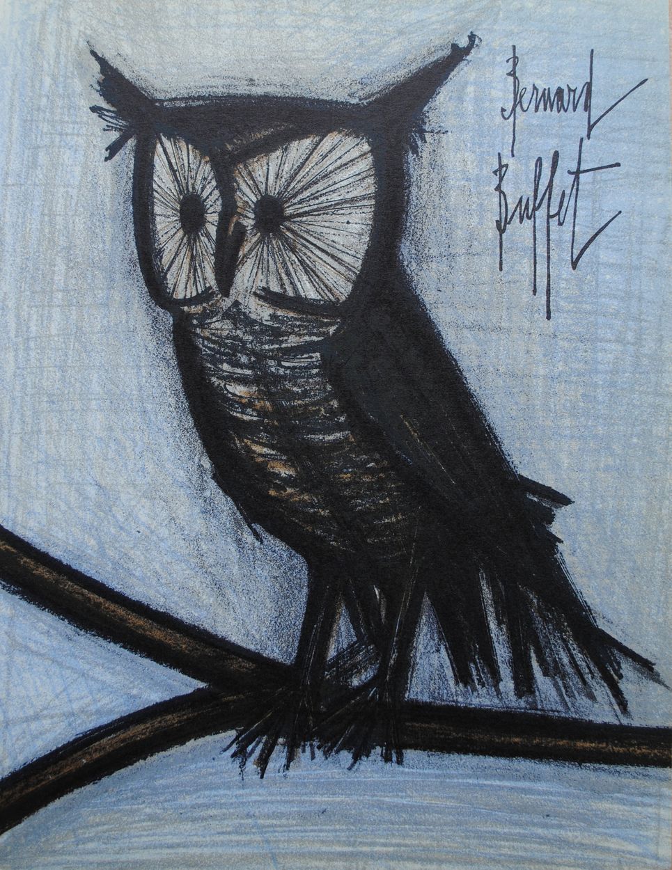 Bernard Buffet 伯纳德-布菲特(1928-1999)

小猫头鹰



牛皮纸上的原始石版画

板块中的签名

包括在艺术家的目录中

1967年&hellip;