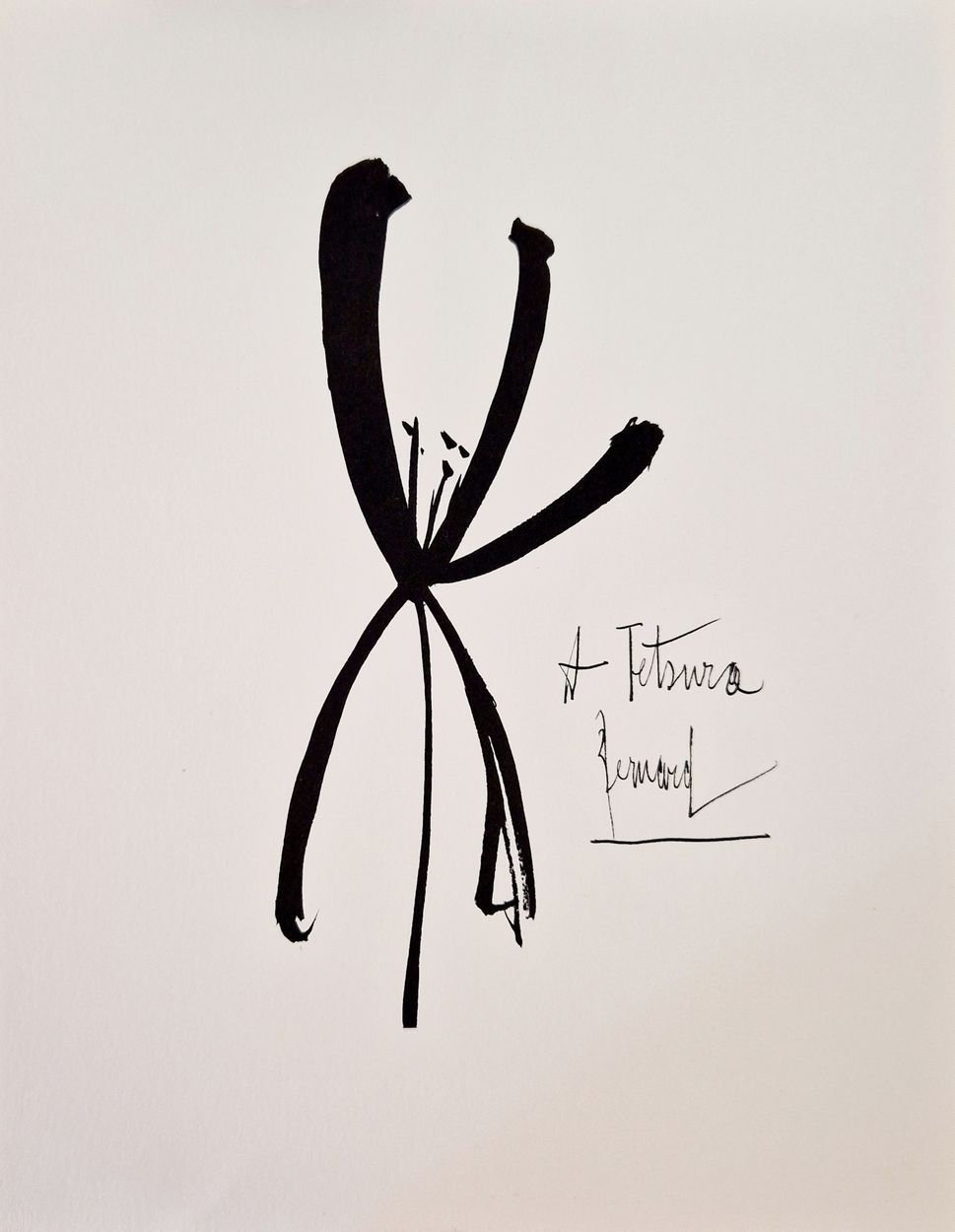 Bernard Buffet 伯纳德-巴菲特

A Tetsuro



Rives BFK纸上的原始干点法

来自 "我心中的巴黎 "作品集，版画上有签名，编&hellip;