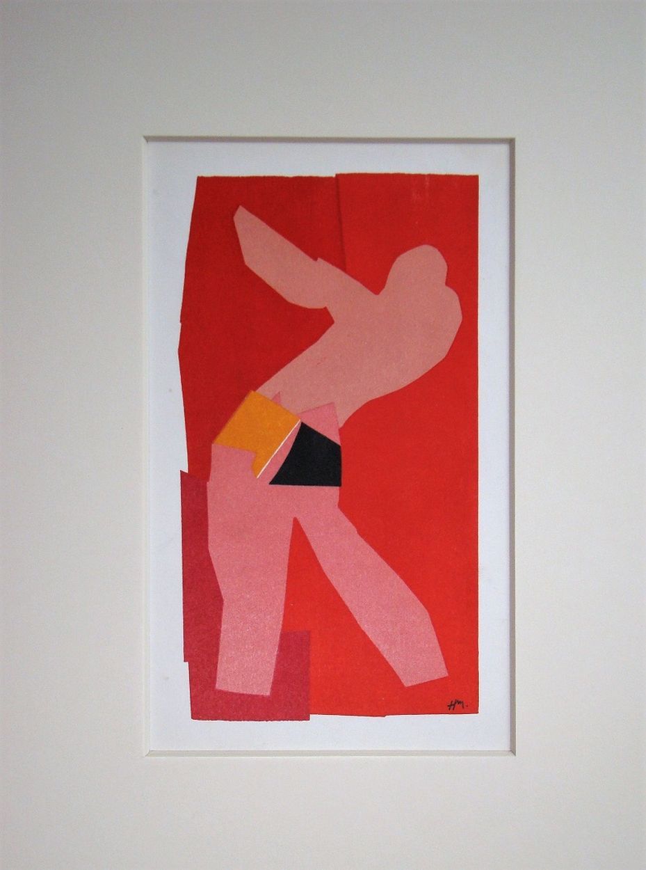 Henri Matisse Henri Matisse ( 1869 - 1954 )

小舞者》，1947年



根据1947年的原始剪影制作的梭织纸彩色石&hellip;