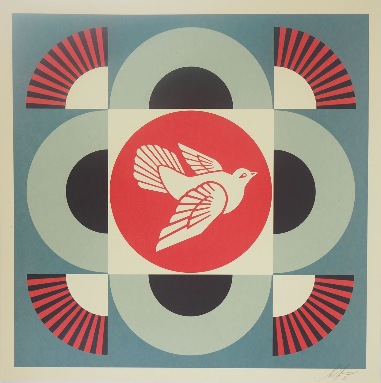 Shepard Fairey Shepard Fairey genannt Obey Giant (USA, 1970)
Geometric Dove - Bl&hellip;