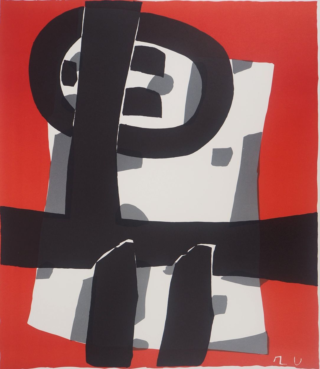 Raoul Ubac Raoul UBAC (1910-1985)
Composition aux ardoises

Lithographie origina&hellip;
